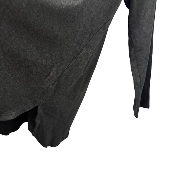 Chicos Womens Gray Turtleneck Long Sleeve Top Sz XL Gray women shirt - Picture 12 of 12